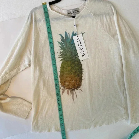 Wildfox Pineapple Long Sleeve in Chapstick - Picture 9 of 11